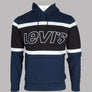 Levi's® Pieced Colour Block Hoodie Dress Blue
