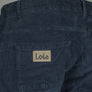 Lois Sierra Fine Needle Cords Navy Blue