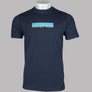 Ma.Strum Block Print T-Shirt Ink Navy/Sea Blue
