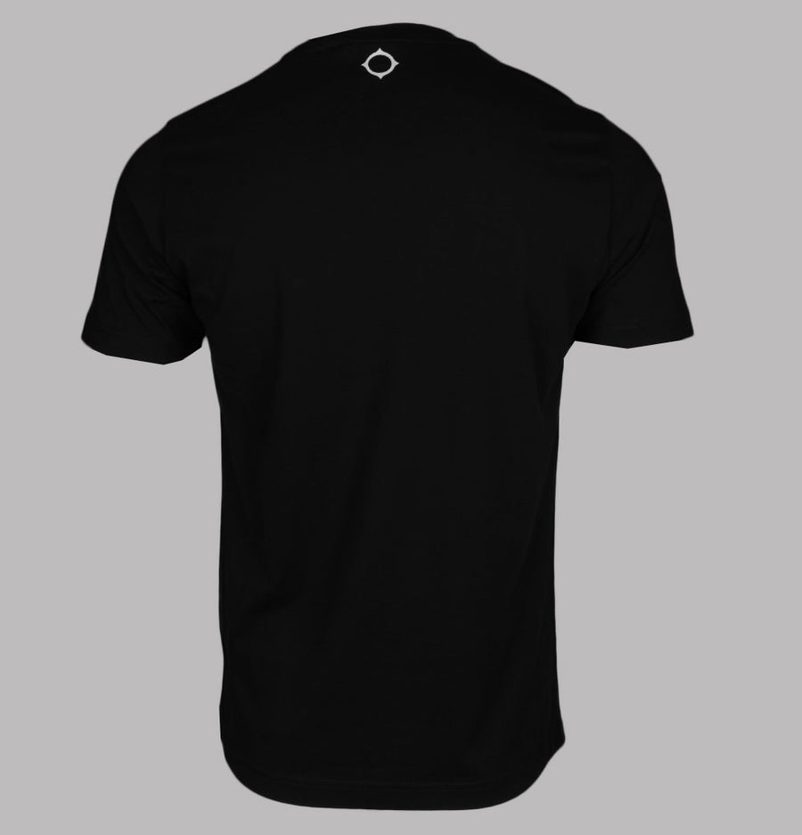 Ma.Strum Block Print T-Shirt Jet Black/Dubarry