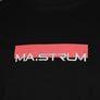 Ma.Strum Block Print T-Shirt Jet Black/Dubarry