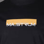 Ma.Strum Block Print T-Shirt Jet Black