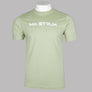 Ma.Strum Chest Print T-Shirt Tea