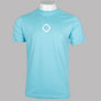 Ma.Strum Compass Print T-Shirt Sea Blue