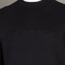 Ma.Strum Embossed Logo Sweatshirt Jet Black
