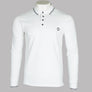 Ma.Strum L/S Jersey Polo Shirt Optic White