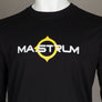 Ma.Strum LS Logo Print T-Shirt Jet Black