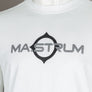 Ma.Strum LS Logo Print T-Shirt Optic White