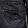 Ma.Strum Polygon Quilt Hooded Jacket Jet Black