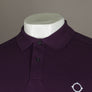 Ma.Strum SS Pique Polo Shirt Aubergine