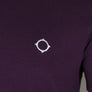 Ma.Strum SS Pique Polo Shirt Aubergine