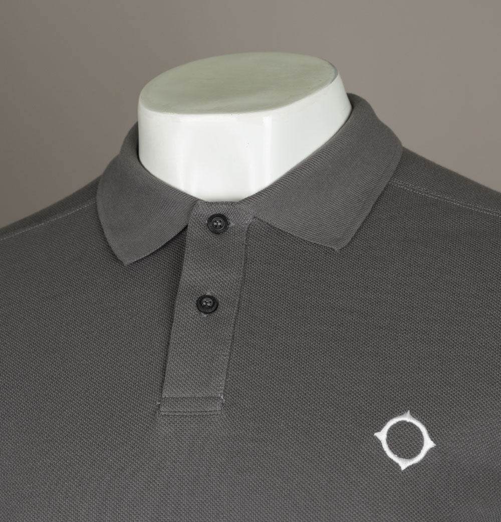 Ma.Strum SS Pique Polo Shirt Dark Slate