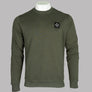 Ma.Strum Training Crew Sweatshirt Dark Khaki Green