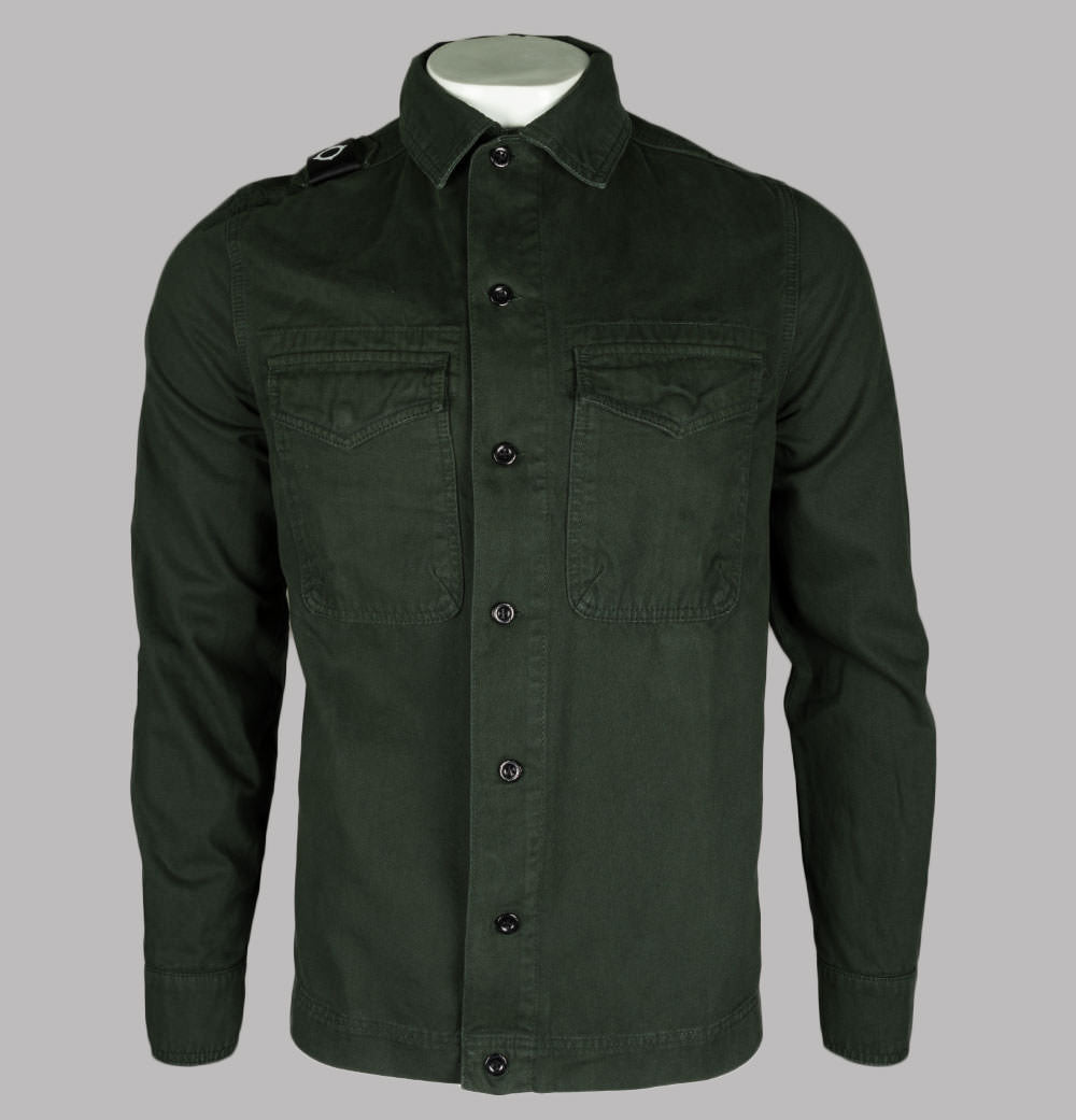 Ma.Strum Two Pocket GD Overshirt Oil Slick