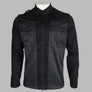 Ma.Strum Zip-Through Overshirt Jet Black