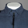 Ma.Strum Zip Front Overshirt Ink Navy