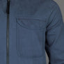 Ma.Strum Zip Front Overshirt Ink Navy