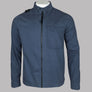 Ma.Strum Zip Front Overshirt Ink Navy