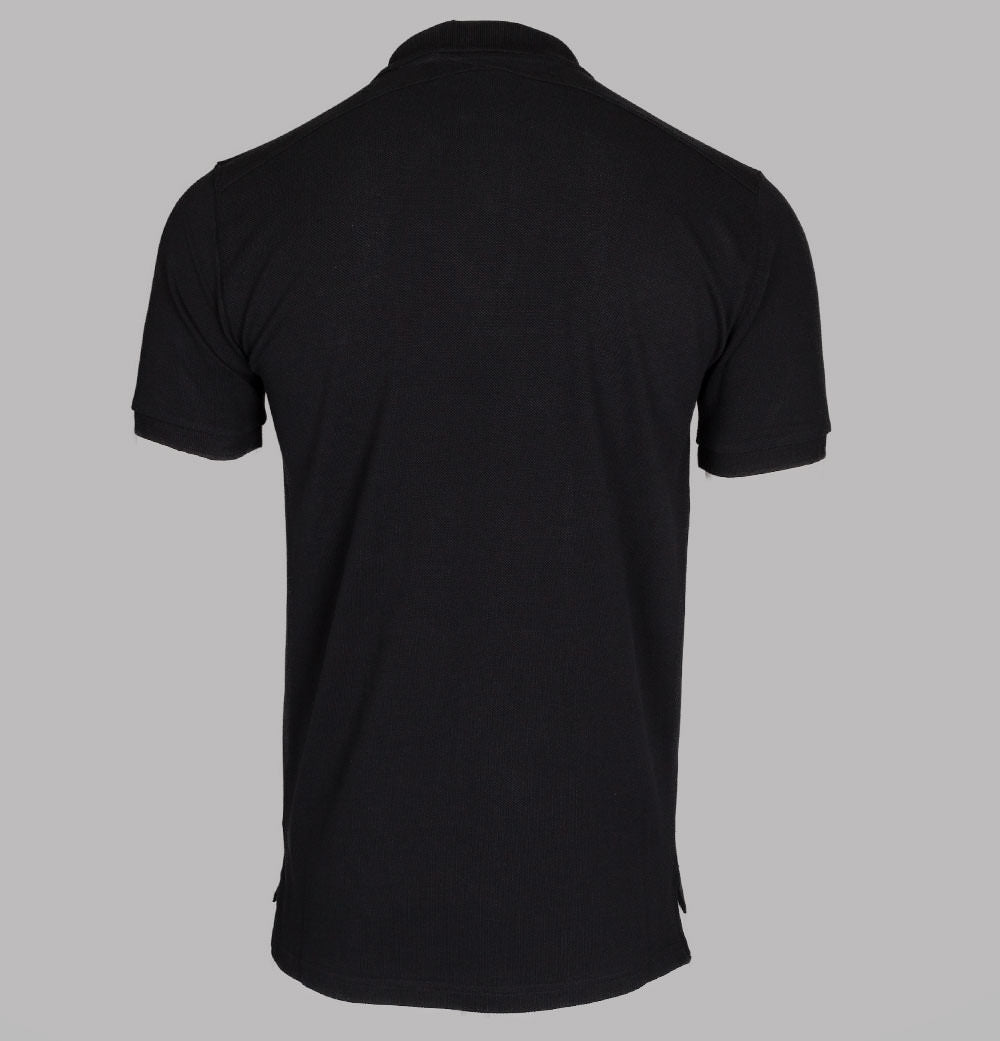 Ma.Strum S S Pique Polo Shirt Jet Black Bronx Clothing