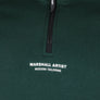 Marshall Artist Siren 1/4 Zip Sweatshirt Forest Green
