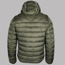 Napapijri Aerons 3 Hooded Quilted Jacket Green Lichen