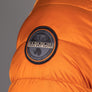 Napapijri Aerons 3 Hooded Quilted Jacket Orange