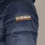 Napapijri Aerons Hooded Quilted Jacket Navy Blue