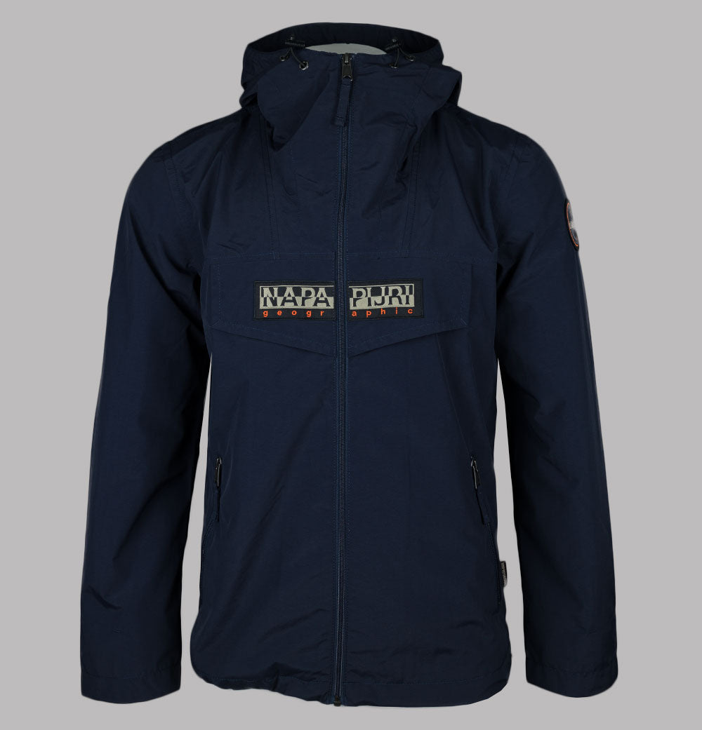 Napapijri Rainforest Full Zip Summer Jacket Dark Blue – Bronx Clothing