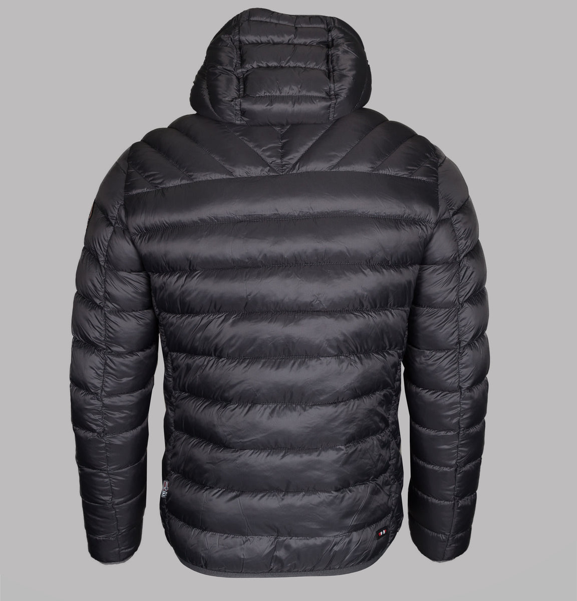 Napapijri Aerons Hooded Padded Jacket Dark Grey Bronx Clothing