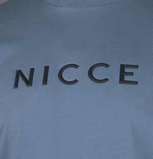 Nicce Compact T-Shirt Blue Smoke