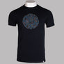 Pretty Green Alloway Paisley Logo T-Shirt Black