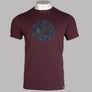 Pretty Green Alloway Paisley Logo T-Shirt Red