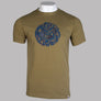 Pretty Green Alloway Paisley Logo T-Shirt Yellow