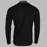 Pretty Green Barton LS Polo Shirt Black