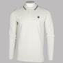 Pretty Green Barton LS Polo Shirt Light Grey