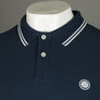 Pretty Green Barton Polo Shirt Navy Blue