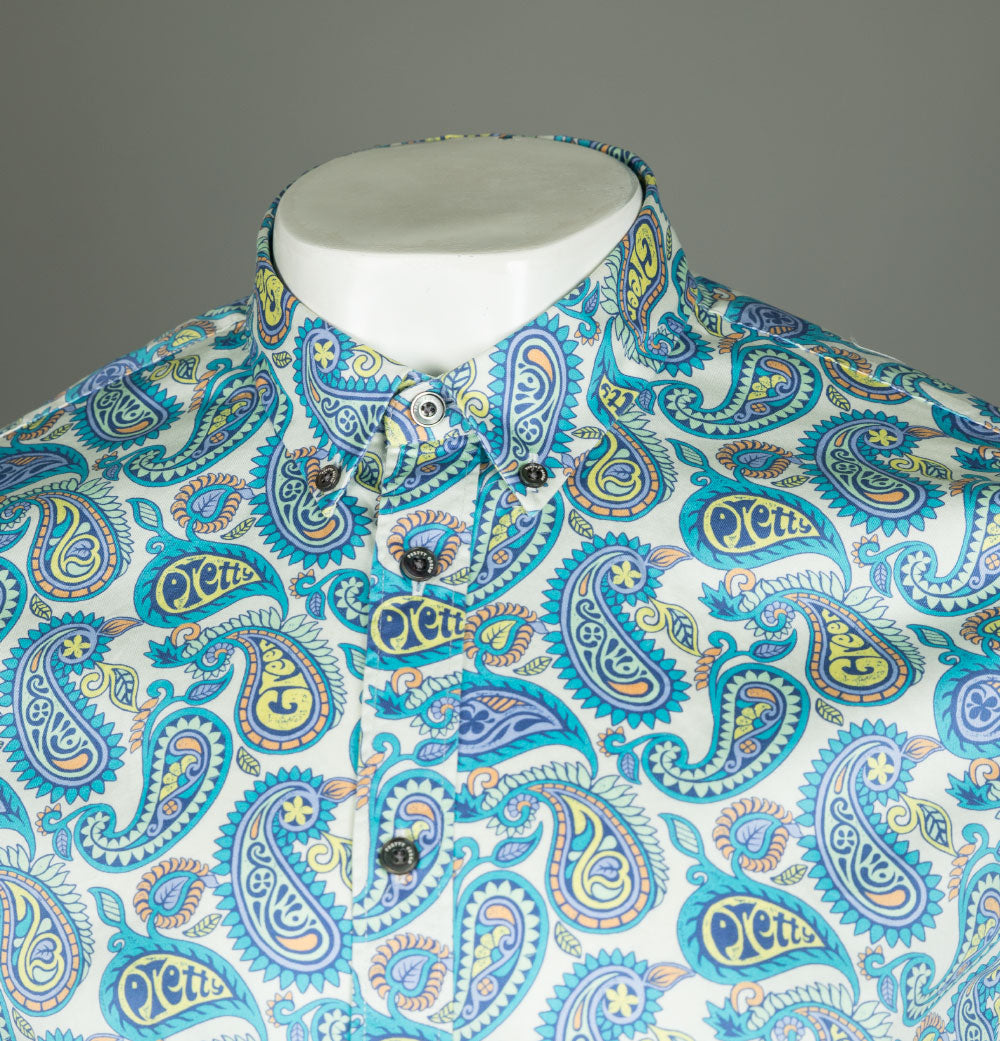Pretty Green Campbell Paisley Shirt Multi – Bronx Clothing