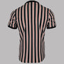 Pretty Green Capella Triple Stripe Polo Black