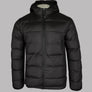 Pretty Green Cyclone Quilted Jacket Black