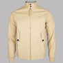 Pretty Green Derwent Harrington Jacket Sand