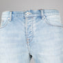 Pretty Green Erwood Slim Fit Jeans Light Blue Wash