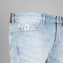 Pretty Green Erwood Slim Fit Jeans Light Blue Wash