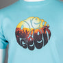 Pretty Green Festival Crowd Logo T-Shirt Light Blue