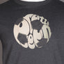 Pretty Green Football Logo T-Shirt Dark Grey Marl