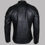 Pretty Green Freeman Leather Jacket Black