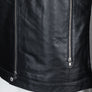 Pretty Green Freeman Leather Jacket Black