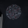 Pretty Green Hamilton Paisley Logo T-Shirt Black