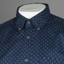 Pretty Green Icon Dot Shirt Navy