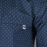 Pretty Green Icon Dot Shirt Navy
