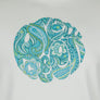 Pretty Green Itchycoo Paisley Printed Logo T-Shirt Stone